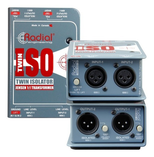 Aislador Pasivo De 2 Canales Radial Twin-iso