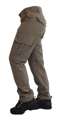 Cargo Pantalon Mujer Desmontable Secado Rapido  Jeans710