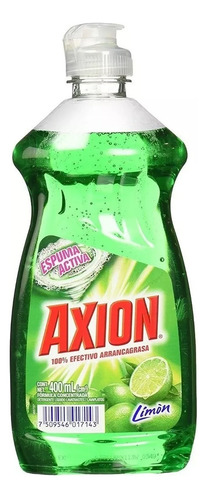 Lavatrastes Líquido Axion Aroma Limón 400 Ml