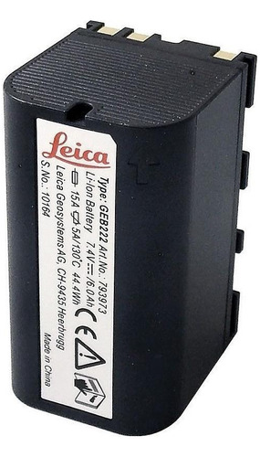 Bateria Leica Geb222 - Estação Total Ts02/ts06/ts09 E Gps