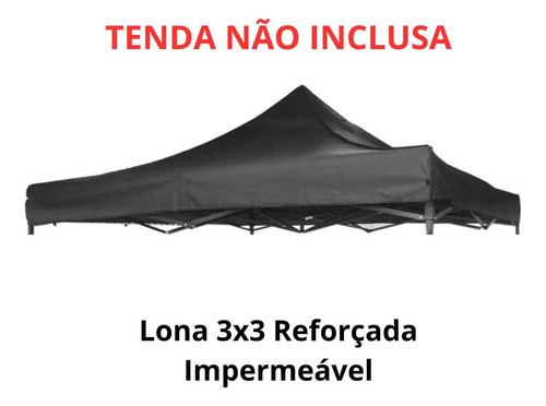 Lona P/ Tenda Gazebo 3x3 Articulada Impermeável Oxford