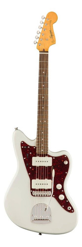 Guitarra Eléctrica Squier By Fender Classic Vibe '60s Jazzmaster De Álamo Olympic White Brillante Con Diapasón De Laurel Indio