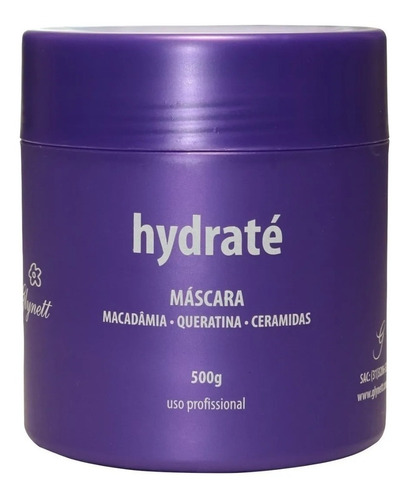 Máscara Glynett Hidratação Profunda Hydraté 500g 