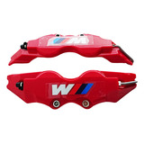 Par (2) Cubre Caliper Bmw M 24cm Rojo