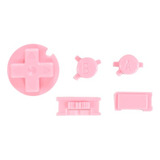 Botones Color Rosa Solido Para Game Boy Color (gbc)