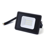 Reflector Led 10w 220v Ip65 Blanco  Alta Potencia Mayorled Color De La Carcasa Negro Color De La Luz Blanco Frío