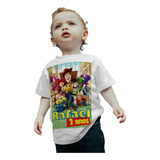 Camiseta Camisa Toy Story Woody Buzz Turma Personaliza Nome