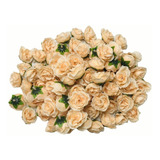 Flores De Rosas Artificiales Manualidades 50pcs