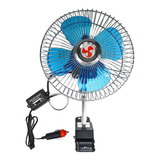 Mini Ventilador Para Carro 12 V Portátil Giratorio Potente