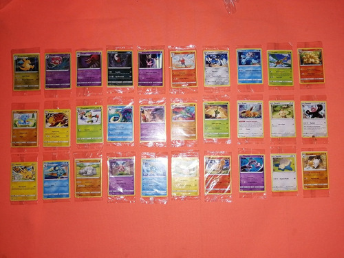 30 Tarjetas Pokemon Vuala Sorpresa Gamesa Colección Completa