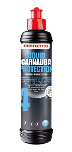 Menzerna Liquid Carnauba Protection 250cc Cera Wax 
