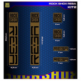 Rockshox Reba -2. Sticker Para Horquilla De Bici Downhill