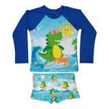 Sunga E Blusa Infantil, Kit Com Proteção Solar Uv50