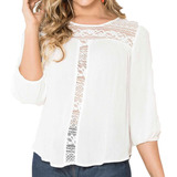 Blusa Alissa Blanco Para Mujer Croydon