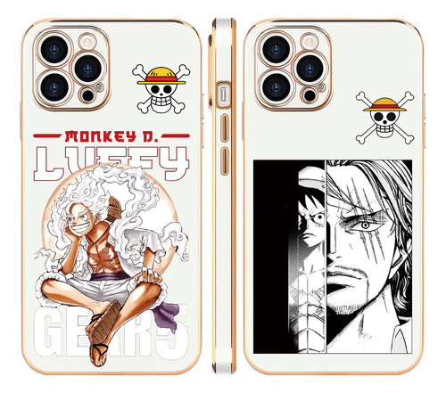 Luffy Shanks One Piece Funda Para iPhone Funda 2pcs Opuw10