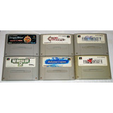 Lote Juegos Para Consola Super Famicom (mr2023) Snes Sega