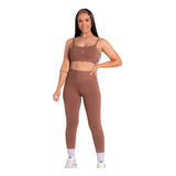 Conjunto Fitness Liso Básico Feminino Academia Moda Fitness