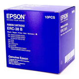 10 Cintas Epson Erc-38b Negra Para Impresora Tmu-200 /tm-300