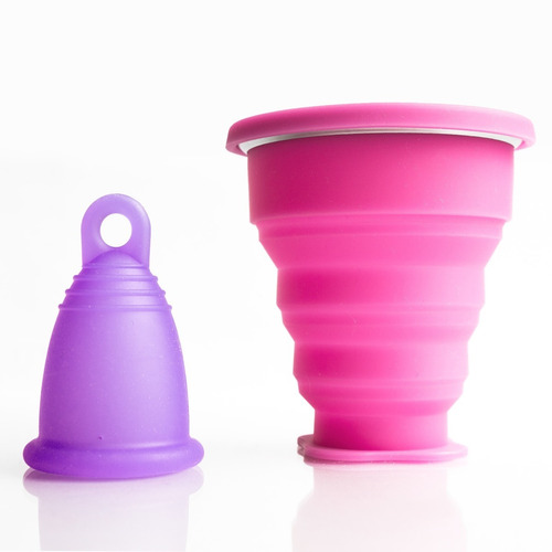 Copa Menstrual Me Luna Con Vaso Esterilizador