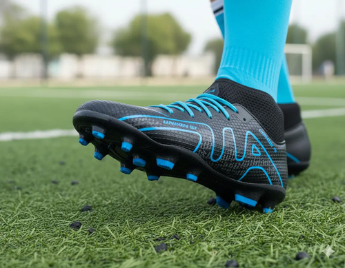 Tenis Futbol Tacos Tachones Union Negro Pastel Resistentes | Envío gratis