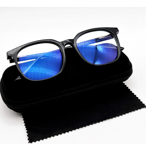 Óculos Filtro Luz Azul Hexagonal Descanso Insônia Computador