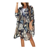 Chaqueta De Baño G Para Mujer, Kimono, Playa, Con Cobertura