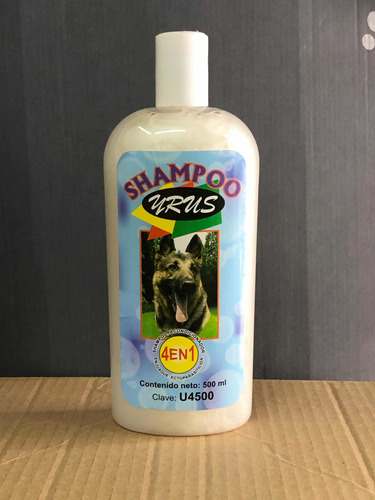 Shampoo Para Perro 4 En 1 Urus 500 Ml