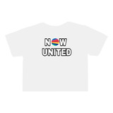Blusinha Cropped Now United Banda Exclusiva Camiseta T-shirt