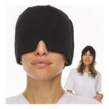 Gorro De Alivio De Migraña De Terapia De Frío Elástico Negro