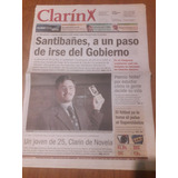 Diario Clarín 12 10 2000 Santibañes Pablo Toledo Nobel Side 