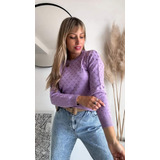 Sweater Cuello Redondo Burbuja Bremer Mujer