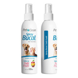 Spray Bucal Mau Hálito Cães Gatos Pet Clean Tuttifruti 120ml
