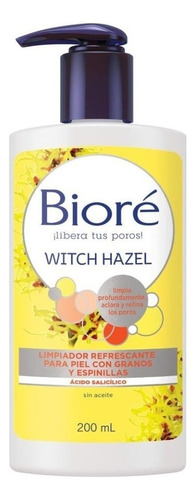 Limpiador Refrescante Bioré Witch Hazel 200 Ml