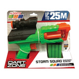 Pistola Lanza Dardos Dart Zone Storm Squad Alcance 25m Wabro