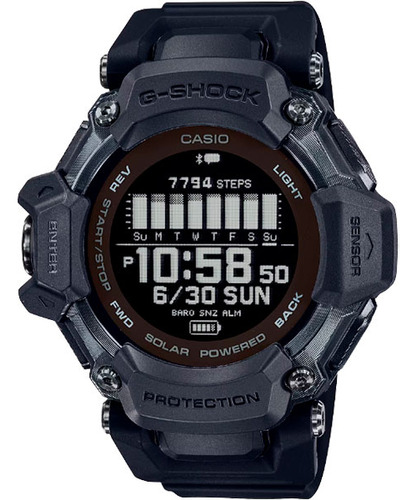 Relógio Gps Monitor Cardíaco G-shock Squad Gbd-h2000-1bdr