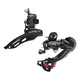 Combo Shimano Tourney 6 Tensor Descarrilador Tz500 Bicicleta