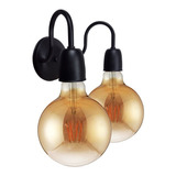 Aplique Vintage 2 Luces Oxido