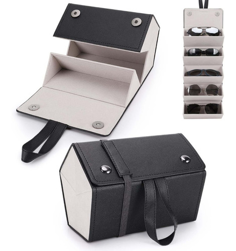 Caja De Organizador De Gafas Sol Multifuncional Portátil