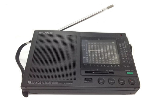 Radio Onda Corta Sony  Icf-7601 -12 Bandas Japones Usado