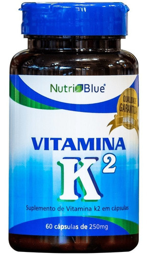 1 Vitamina K2 Mk 7 Menaquinona 60 Cáps 1 Cap Dia