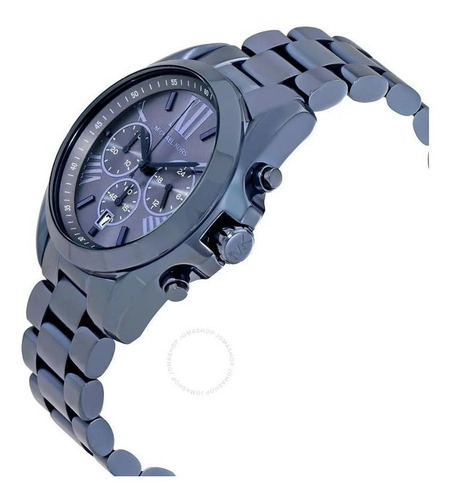 Reloj Michael Kors Bradshaw Modelo Mk6248 Color De La Correa Azul Color Del Bisel Azul Color Del Fondo Azul