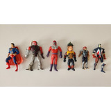 Lote 6 Figuras Muñecos Superman Xmen Thundercats Locademia 