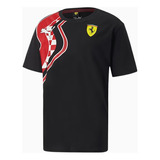 Camiseta Puma Hombre Ferrari Race Premium Negro