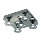 Plafon Moderno 5 Luces Led Integrado Calido Modelo Trieste