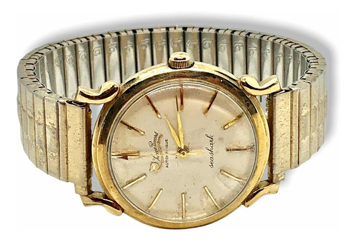 Reloj Antiguo Lucien Piccard Baño Oro 10k Automátic Seashark