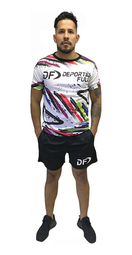 Remera + Short Conjunto Mul Deportivo Padel O F E R T A Leer