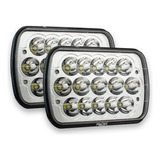 Juego Faros Led Rectangular Unidad 5x7 Epistar 45w