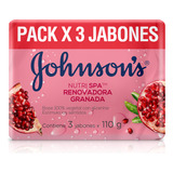 Jabón Johnson's Granada Tripack 330 Gr - - kg a $35