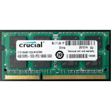 Memória Ram  4gb 1 Crucial Ct51264bf1339