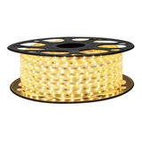 Manguera Led Plana Exterior Flexible Smd 5050 Rollo 25 Mts